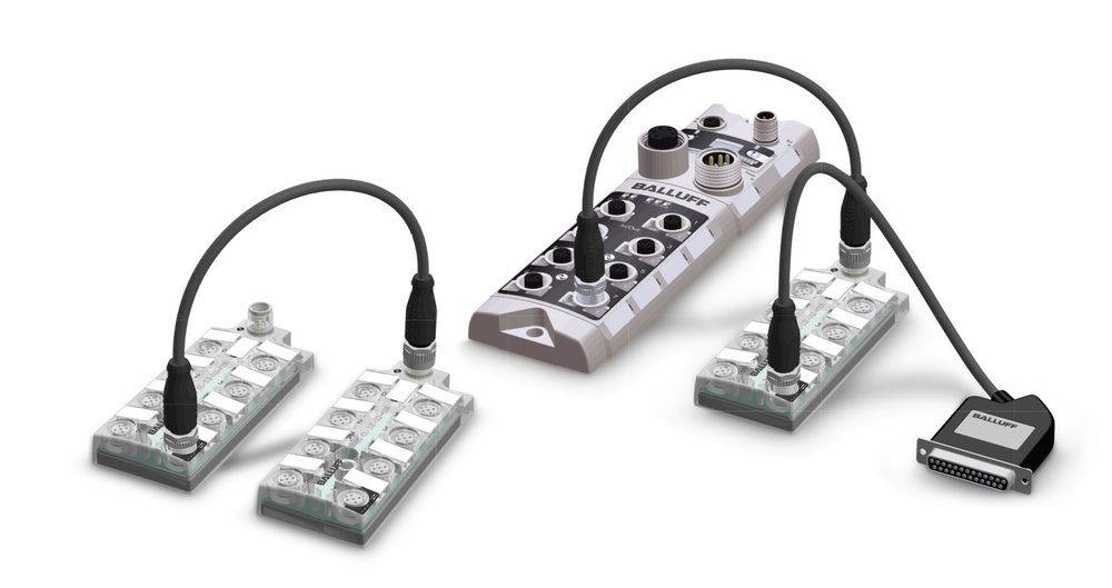 Lebih efisien dan fleksibel  Hub sensor / aktuator IO-Link dengan port tambahan